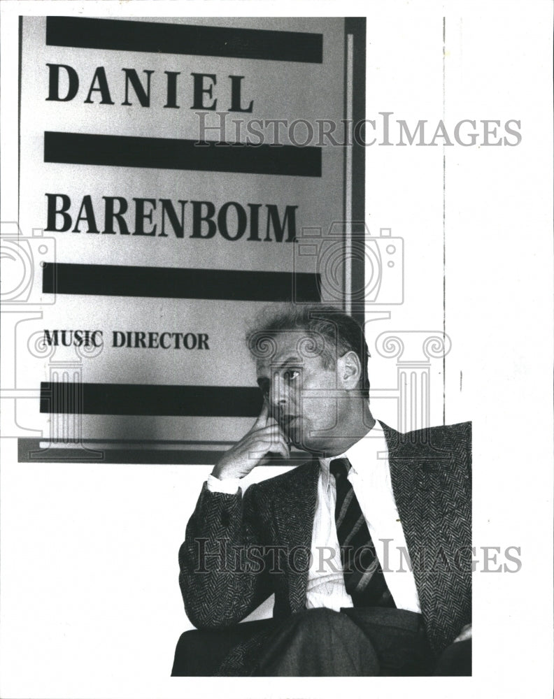 1967 Press Photo Daniel Barenboim of Chicago Orchestra - RSH05127 - Historic Images