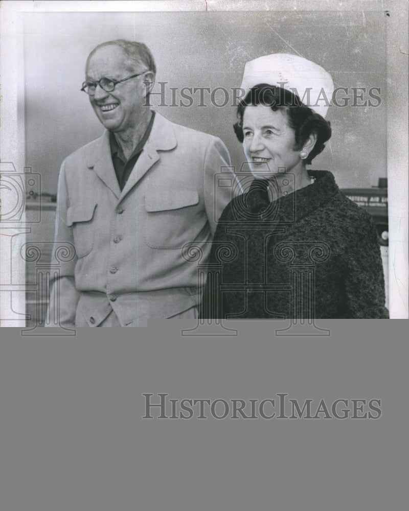 1960 Press Photo Mr & Mrs. Joseph Kennedy - Historic Images