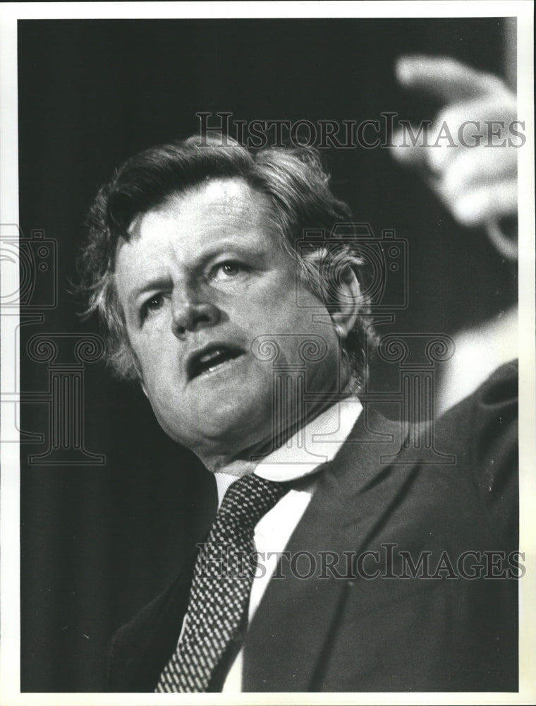 1980 Press Photo Edward Kennedy - Historic Images