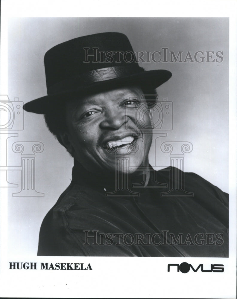 1990 Press Photo Hugh Masekela Entertainer - Historic Images