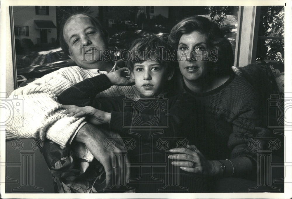 1987 Press Photo James/Sarah/Scott Brady/Handgun Control Inc. - RSH05755 - Historic Images