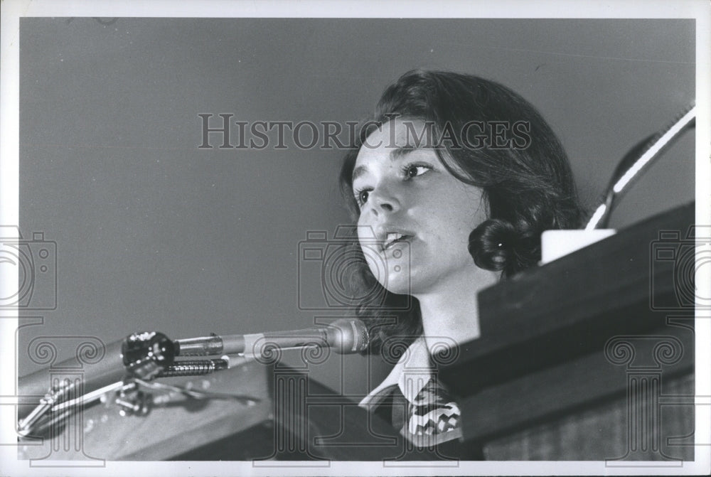 1972 Press Photo Julie Nixon Eisenhower/Author/Daughter Richard M. Nixon - Historic Images