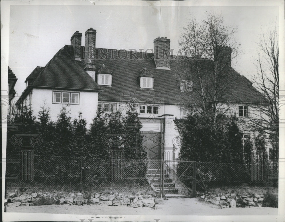 1938 Press Photo Joseph P. Kennedy's home in Ascot, England - RSH05929 - Historic Images