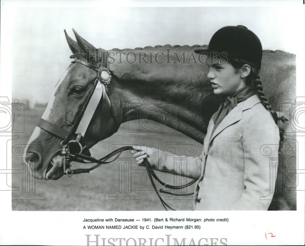 1989 Press Photo of 1935 Photo Mrs. John F. Kennedy/Jacqueline Kennedy/Danseuse - Historic Images