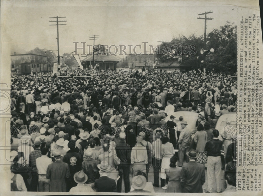 1948 Press Photo US President Harry S.Truman - Historic Images