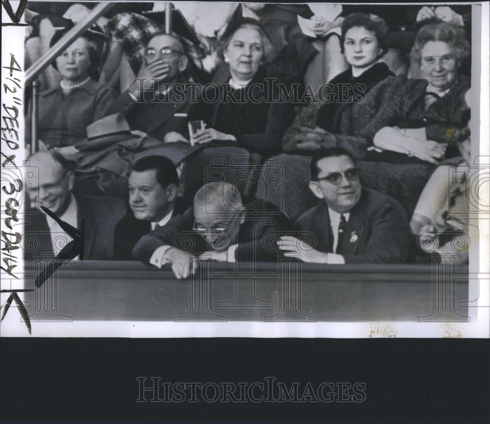 1959 Press Photo Former President Harry Truman Present for Open of Congress - Historic Images