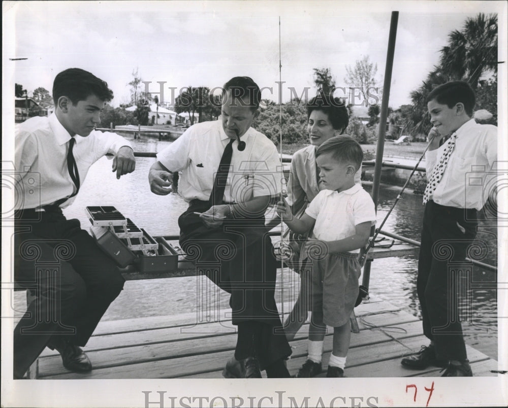 1963 Paul G. Hansel Steven Gregory Helen Jimmy - Historic Images