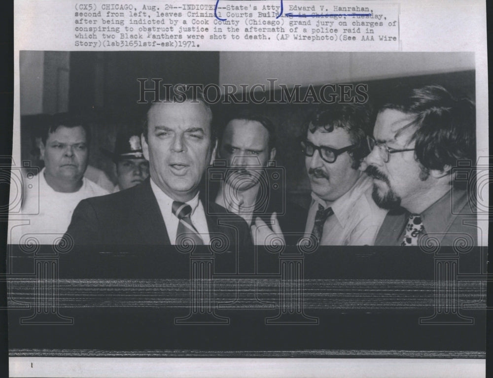 1971 Press Photo State's Atty Edward Hanrahan - Historic Images