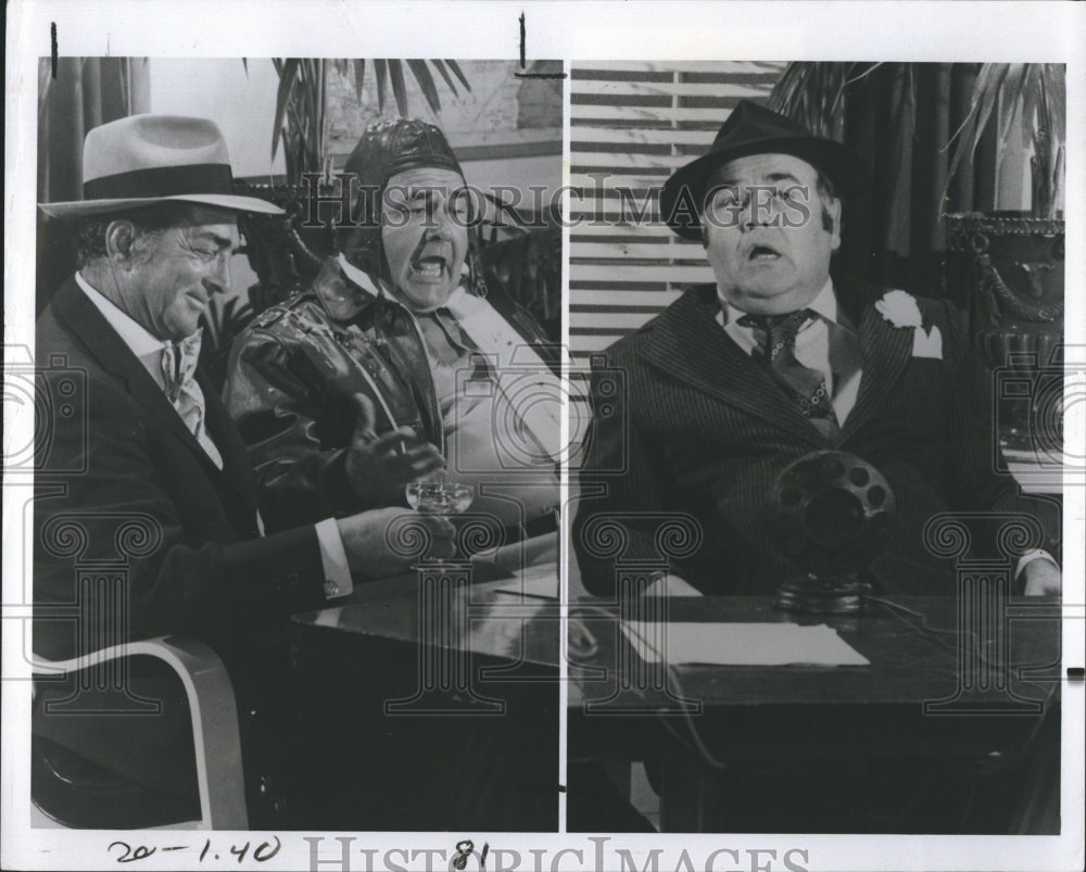 1977 Press Photo Jonathan Winters & Dean Martin - Historic Images