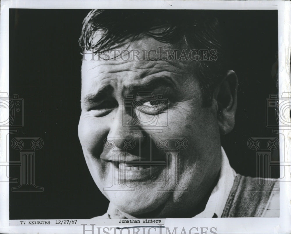 1967 Press Photo Actor Jonathan Winters - RSH06643 - Historic Images