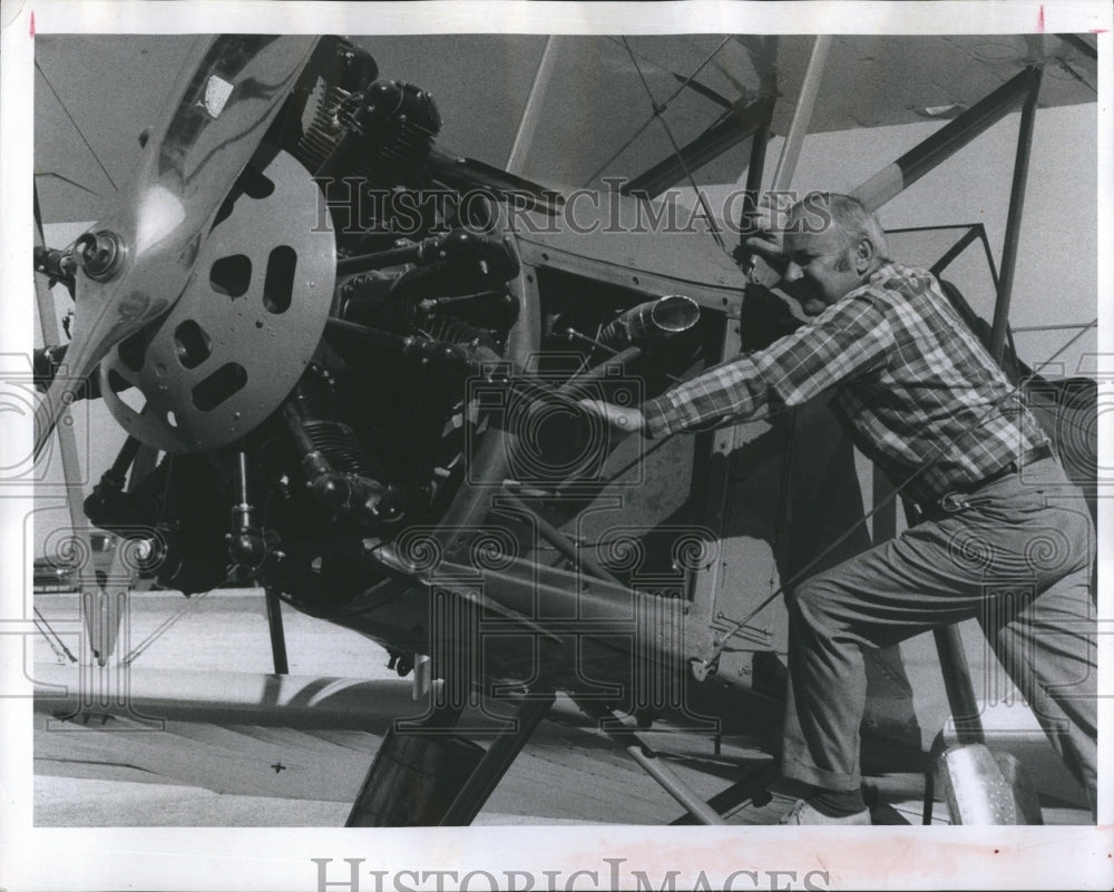 1971 Press Photo hank Palmer&#39;s 1929 Curtis Fledling - RSH06663 - Historic Images