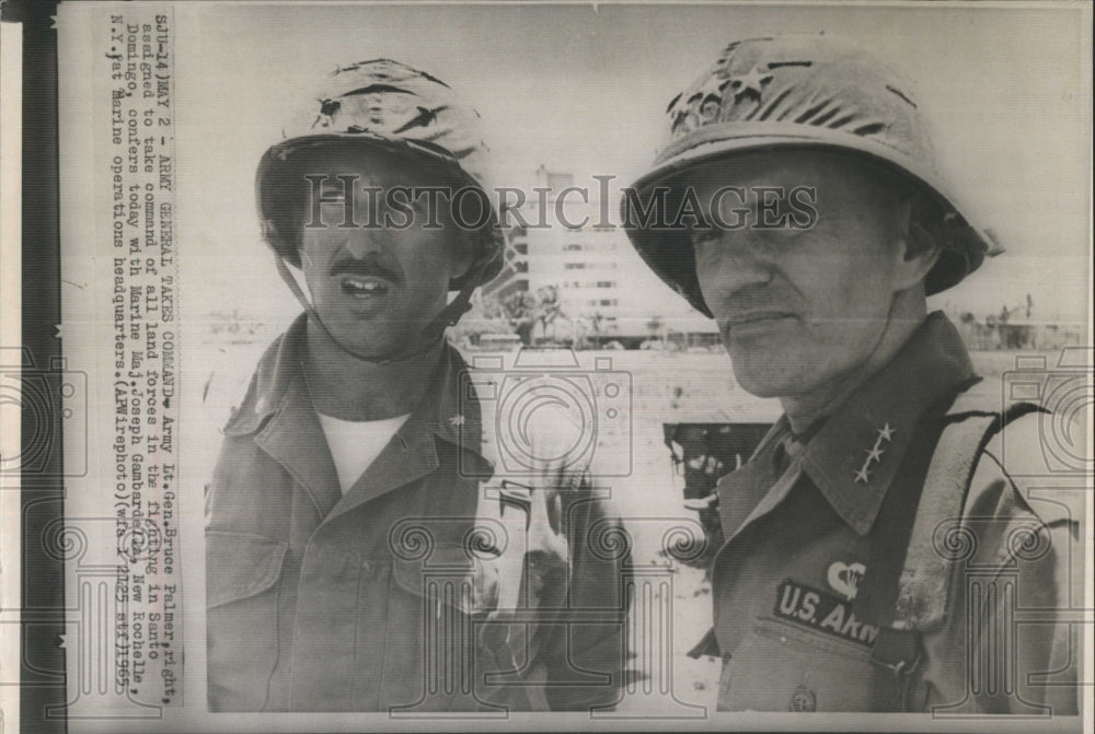 1965 Press Photo Army Lt General Bruce Palmer - RSH06677 - Historic Images