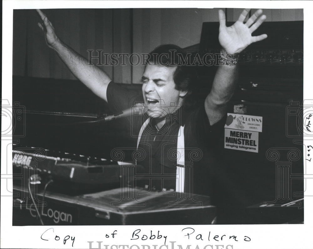 1987 Press Photo Bobby Palermo - Historic Images