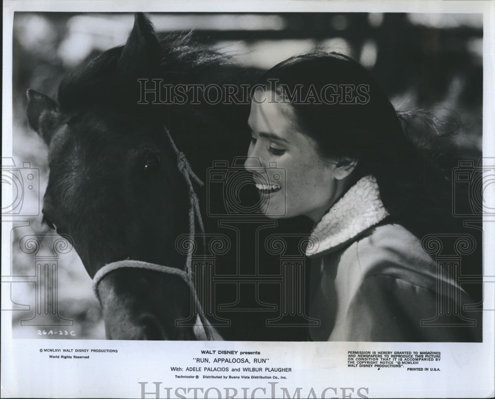 Press Photo Adele Palacios Actress Run, Appaloose Run Wilbur Plaugher - Historic Images