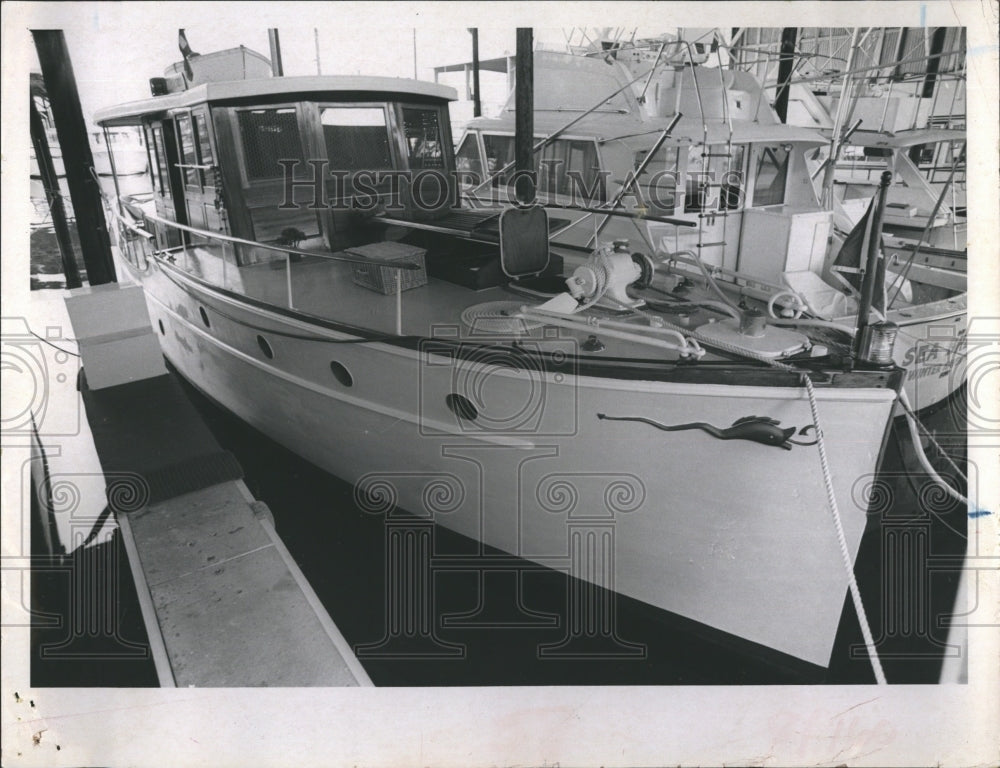 1970 Press Photo A Big Boat - Historic Images