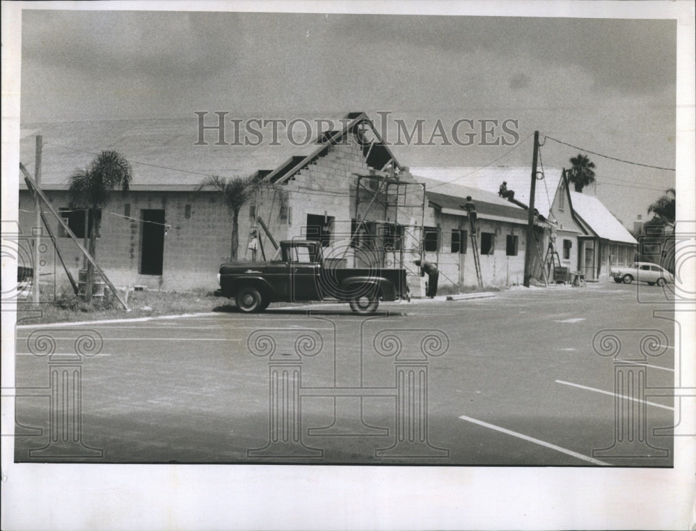 1968 Press Photo Construction on Christian Education and Youth Center - Historic Images