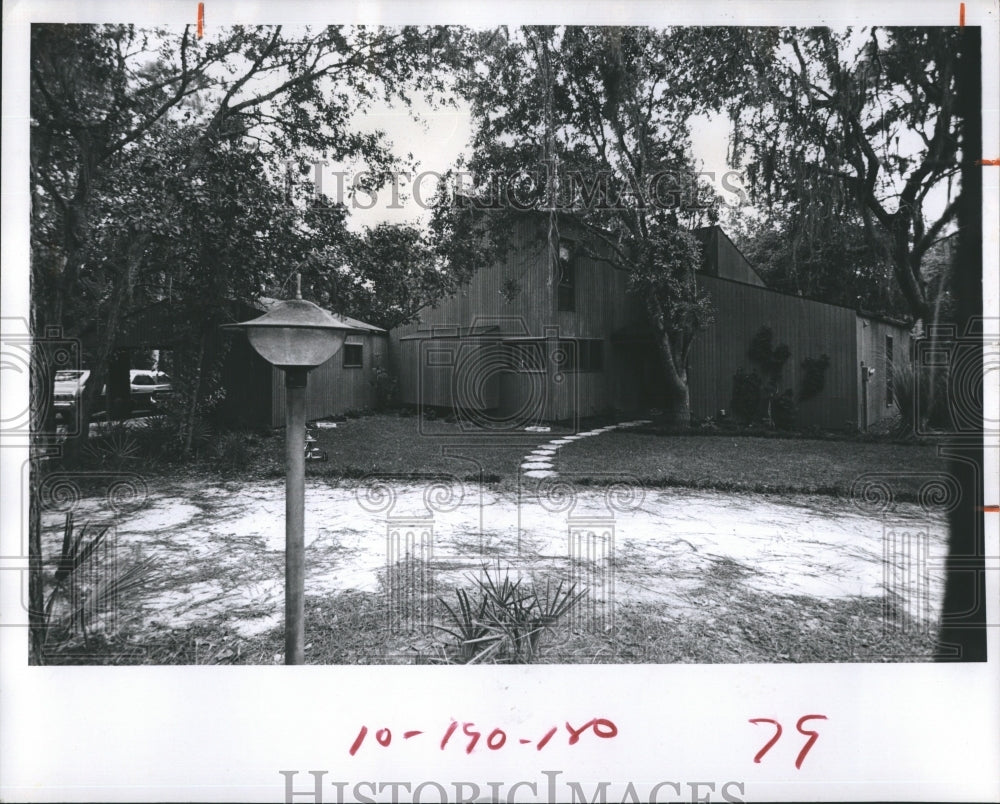 1972 Press Photo Residential House - Historic Images