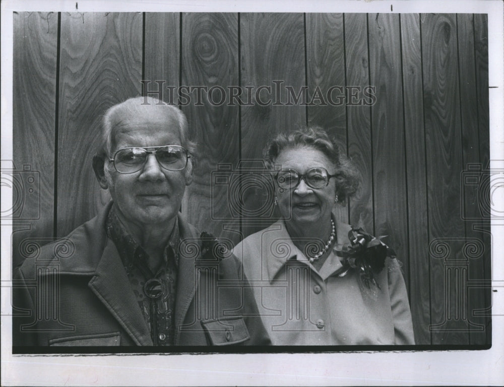 1980 Press Photo Roland And Elise Wise Celebrated 50th Anniversary - RSH07207 - Historic Images