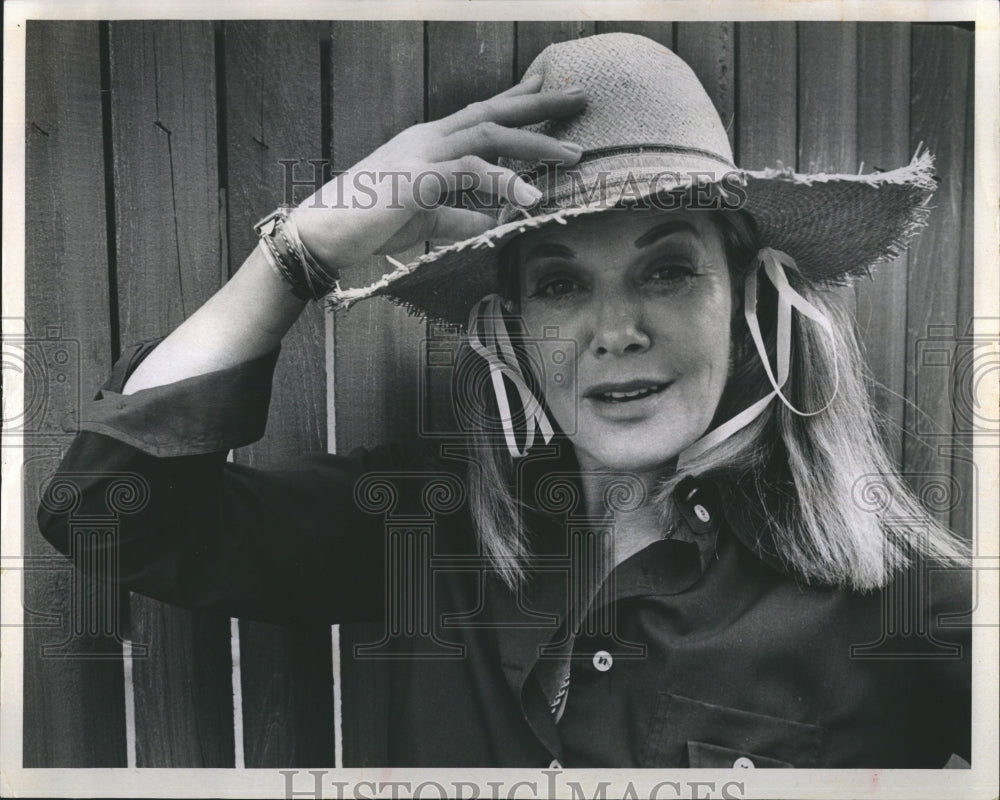 1973 Press Photo Actress Janis Paige In St. Petersburg For Play Born Yesterday - Historic Images