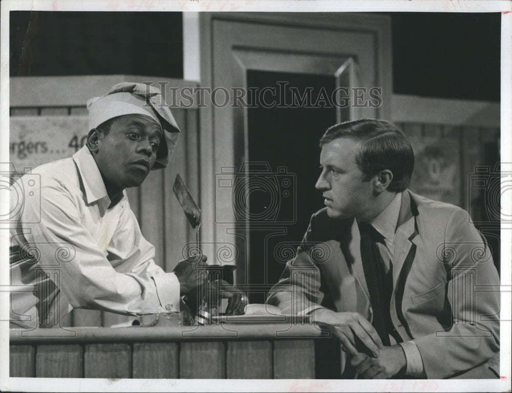 1971 Press Photo Flip Wilson David Frost - RSH07329 - Historic Images