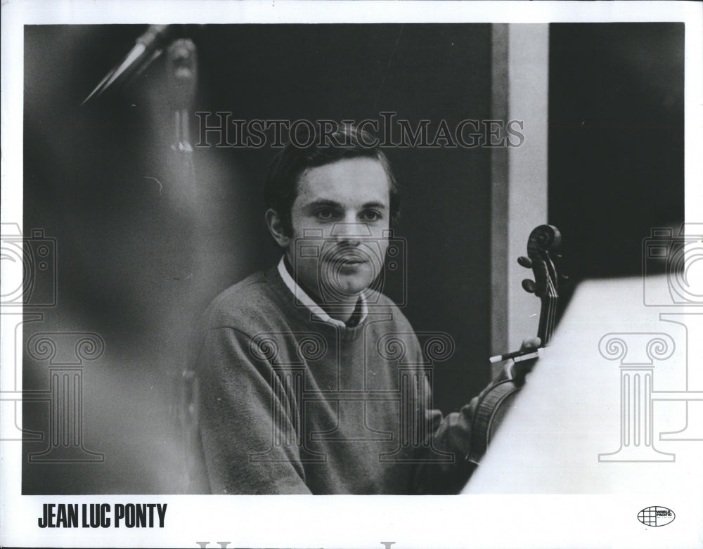 1969 Press Photo of Jazz musician Jean-Luc Ponty - RSH07637 - Historic Images