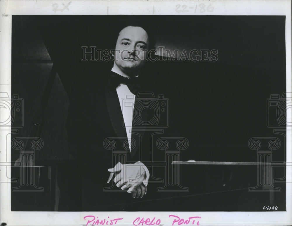 1980 Press Photo Pianist Michael Ponti Columbia Artists - RSH07643 - Historic Images