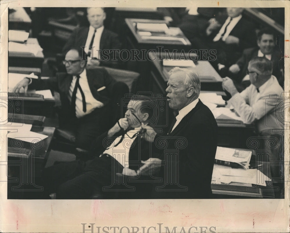 1962 Press Photo Senator L K Edwards Randolph Hodgers Verle Pope - RSH07781 - Historic Images