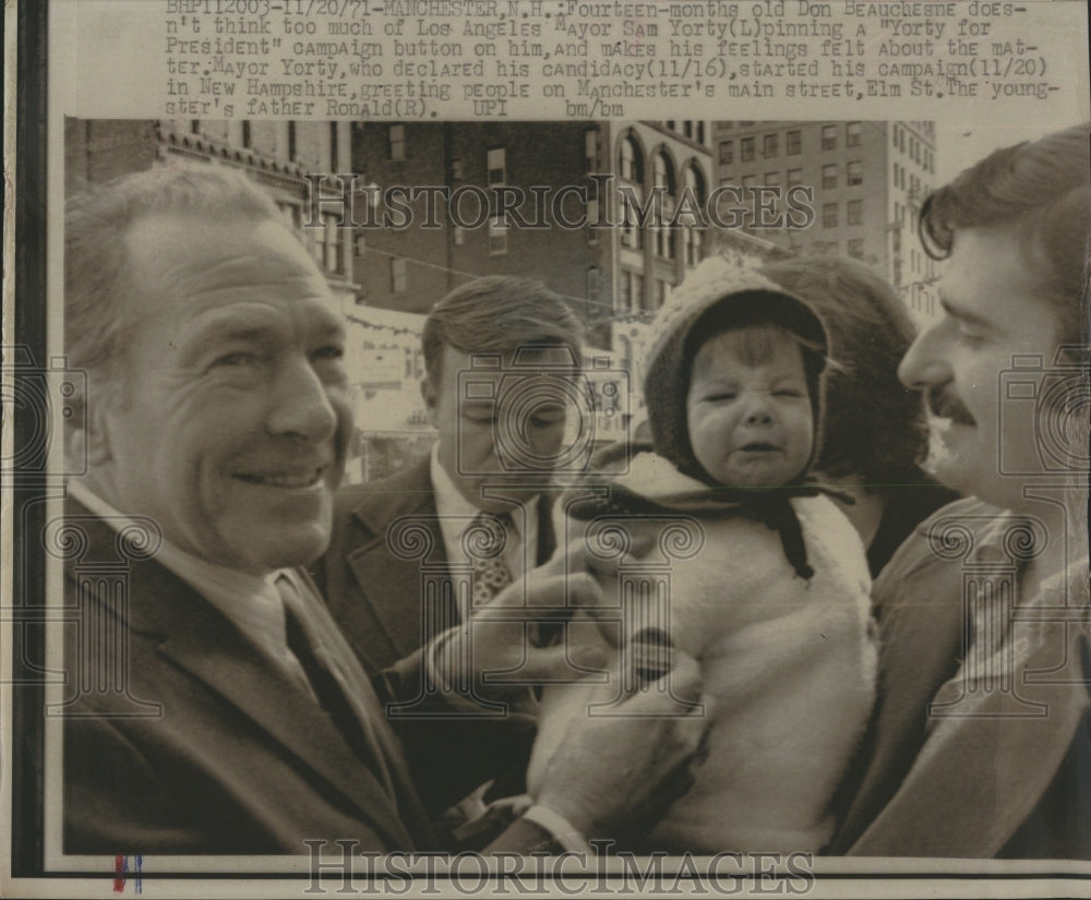 1971 LA Mayor Sam Yorty-Historic Images