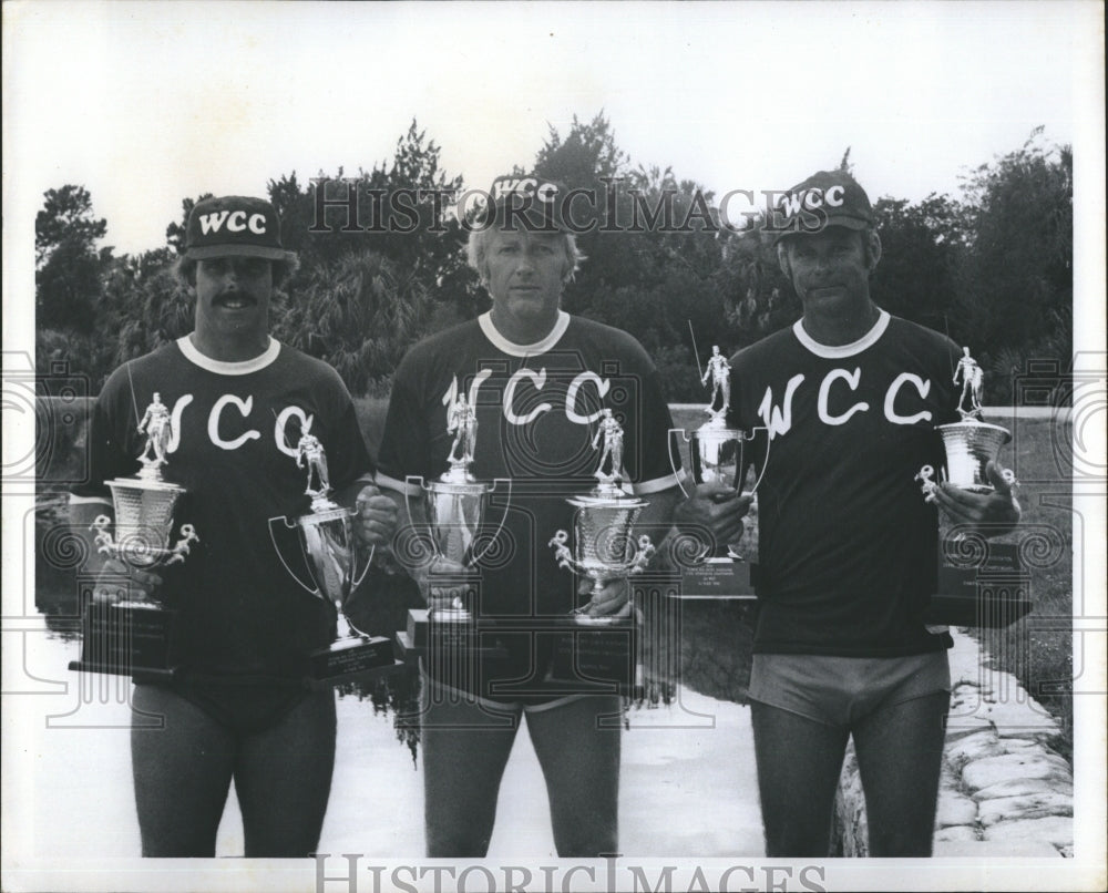 1978 Press Photo Dean Young Jim Helinger Jim Zumwalt - Historic Images