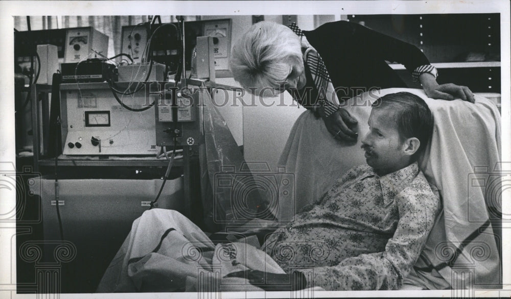 1974 Press Photo Jimmy Hammond Diane Nelson - Historic Images