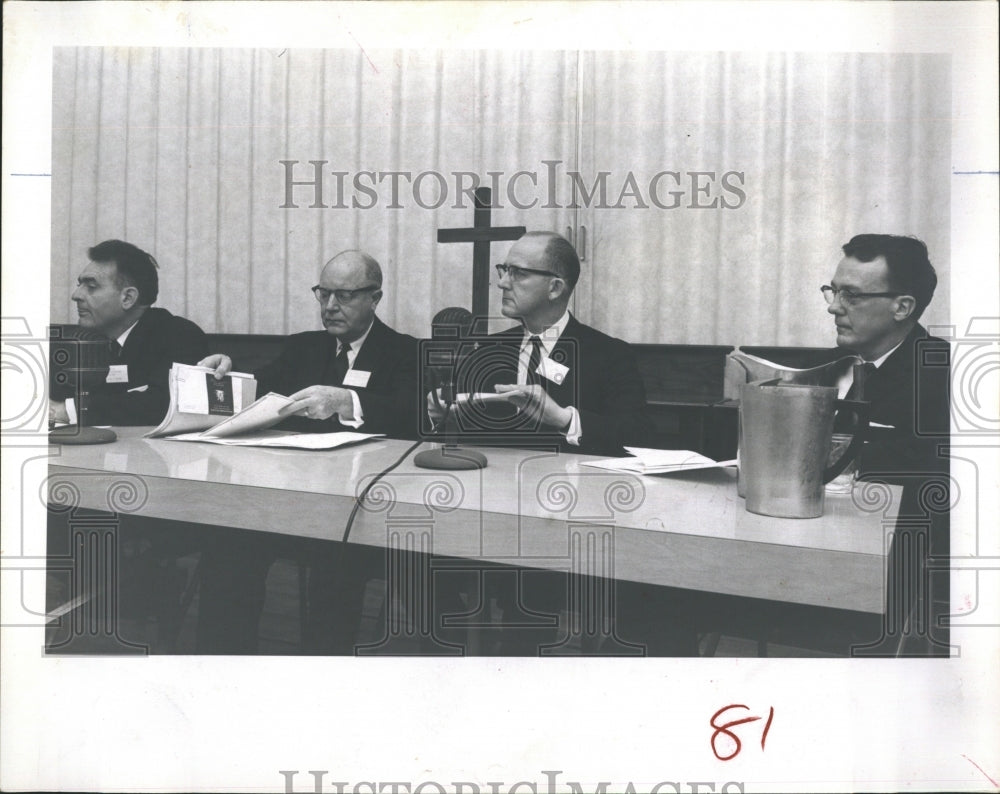 1963 Press Photo Florida Presbyterian College inauguration - RSH08059 - Historic Images