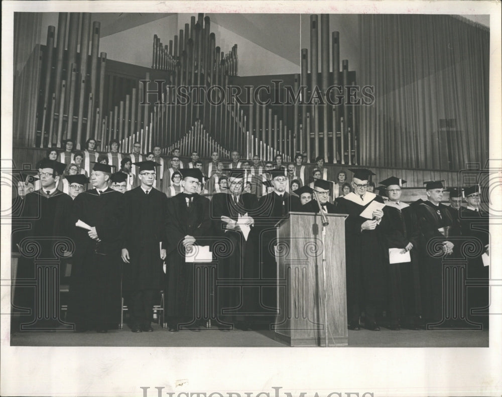 1963 Press Photo Florida Presbyterian College Dedication - Historic Images