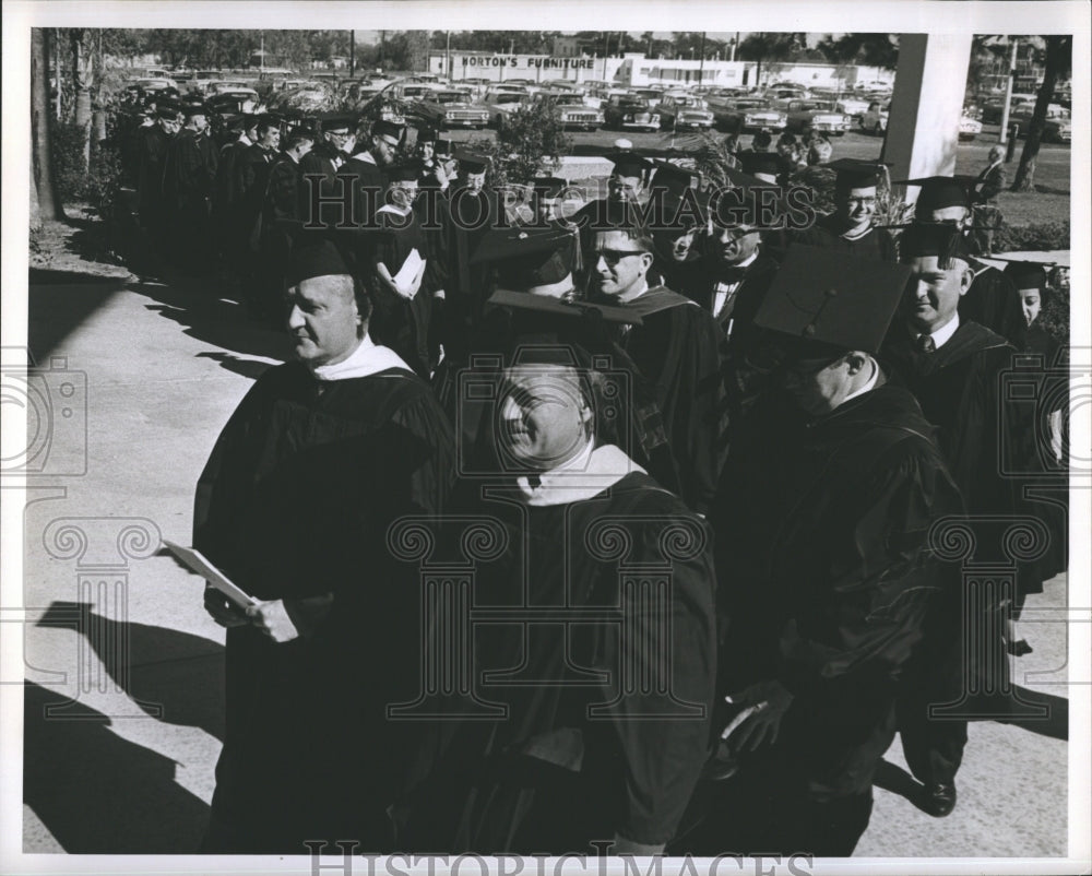 1963 Press Photo Florida Presbyterian College Dedication - Historic Images