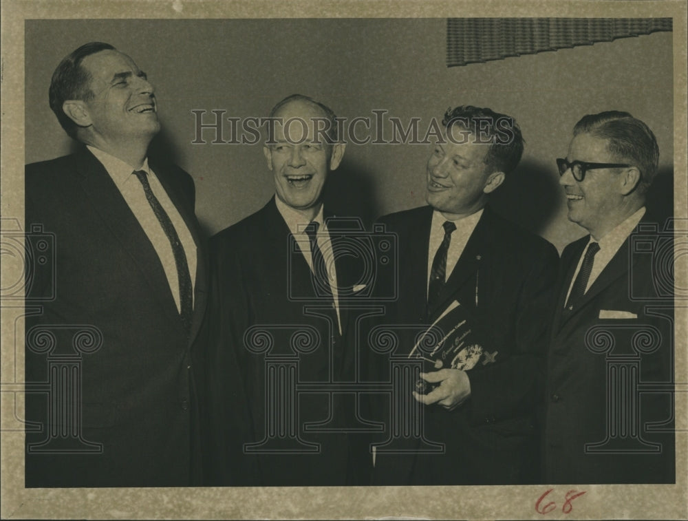 1961 Press Photo Charter Alumni Group Florida Presbyterian College-Gov Farris - Historic Images