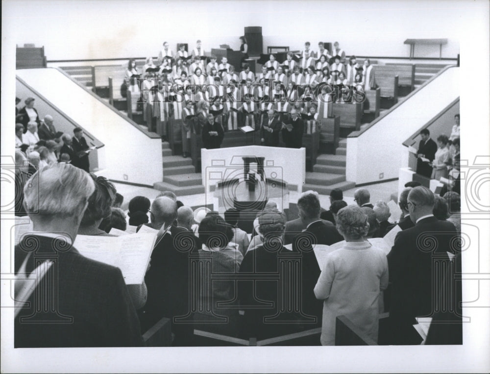 1969 Press Photo Florida Presbyterian College Chapel - Historic Images