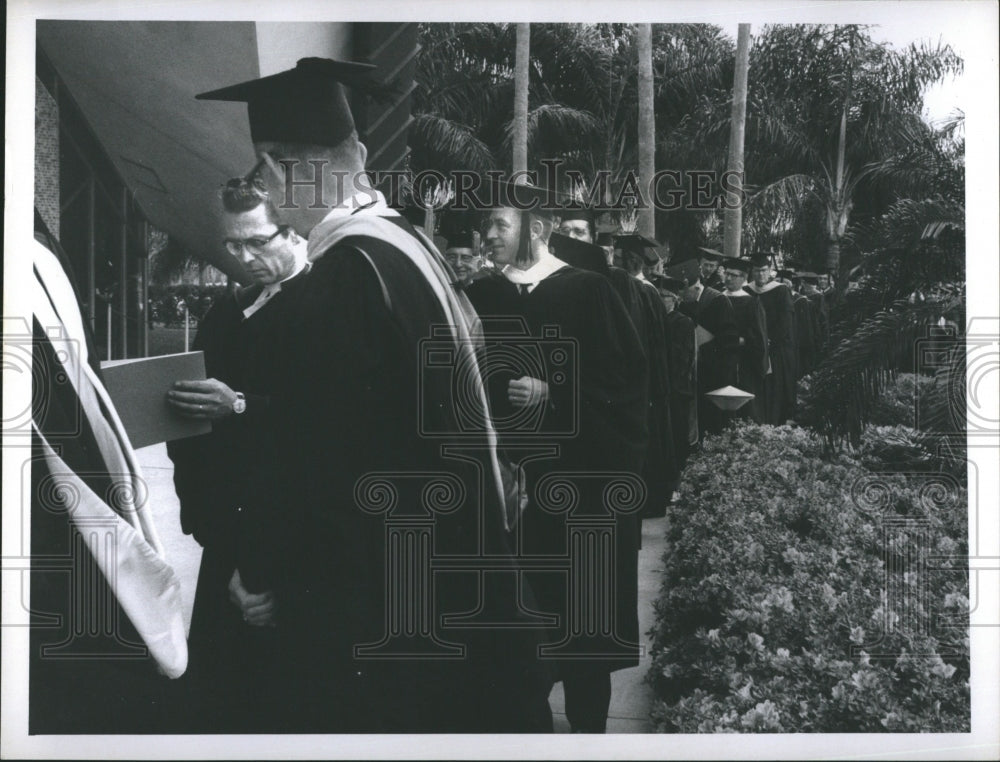 1969 Press Photo Florida Presbyterian College Inauguration - Historic Images