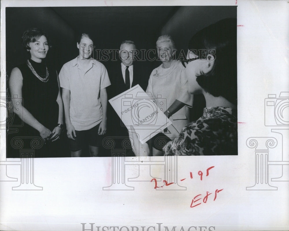 1968 Press Photo An evening of poetry reading at FL presbyterian College - Historic Images