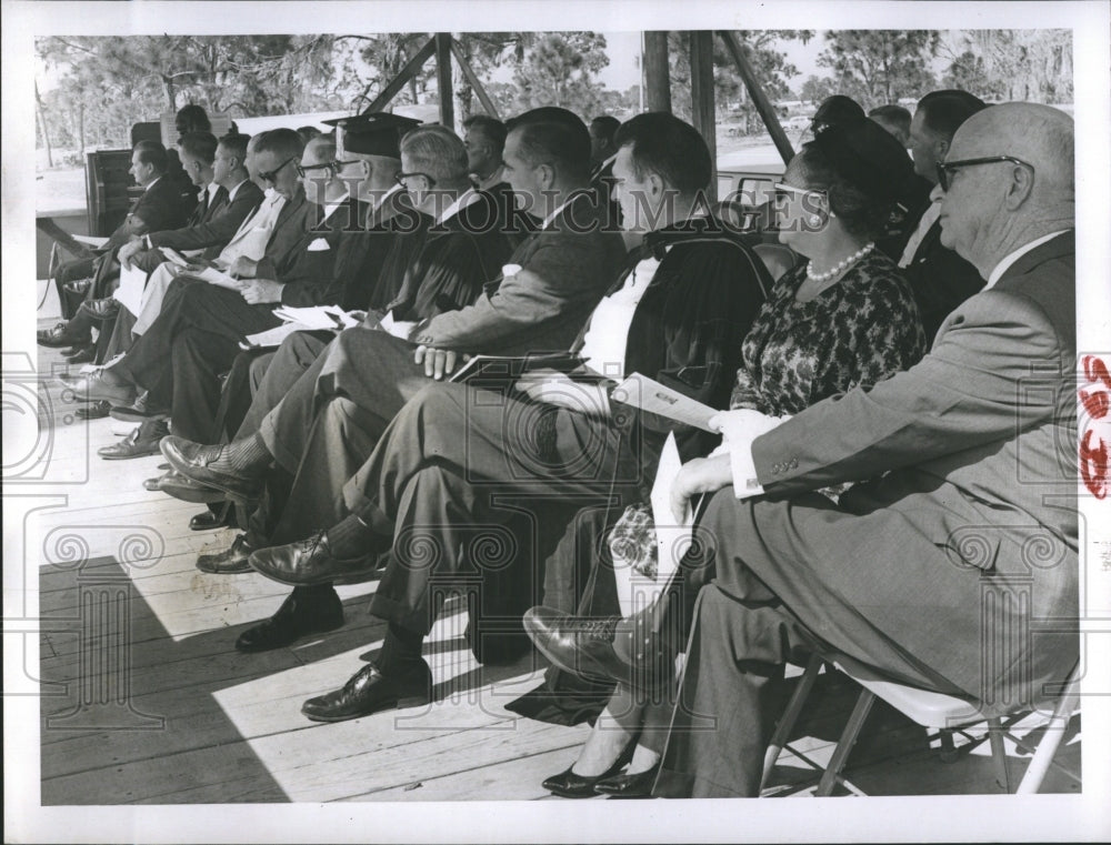 1951 Press Photo Honored Guests on Speakers Platform - RSH08263 - Historic Images