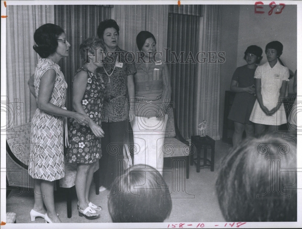 1971 Press Photo Florida Presbyterian College Exchange Students - Historic Images