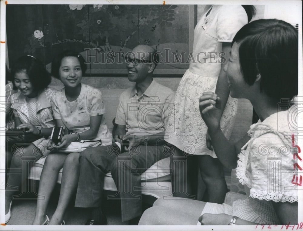 1971 Press Photo Florida Presbyterian College Exchange Students - Historic Images