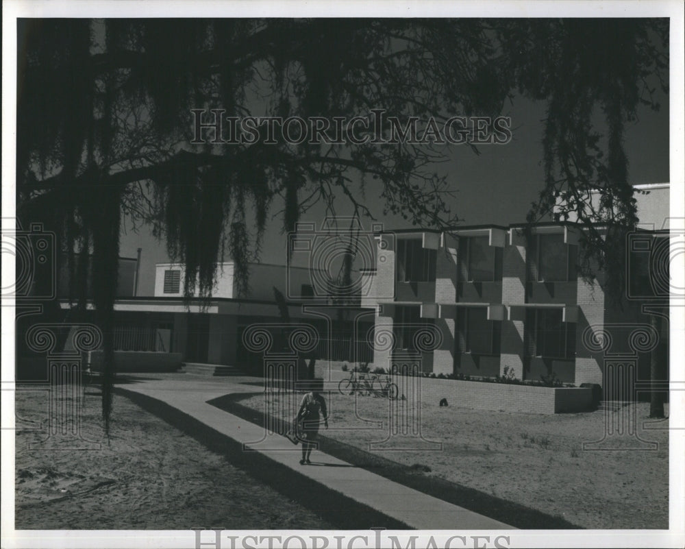 1963 Press Photo Florida Presbyterian College Dorms Students - Historic Images