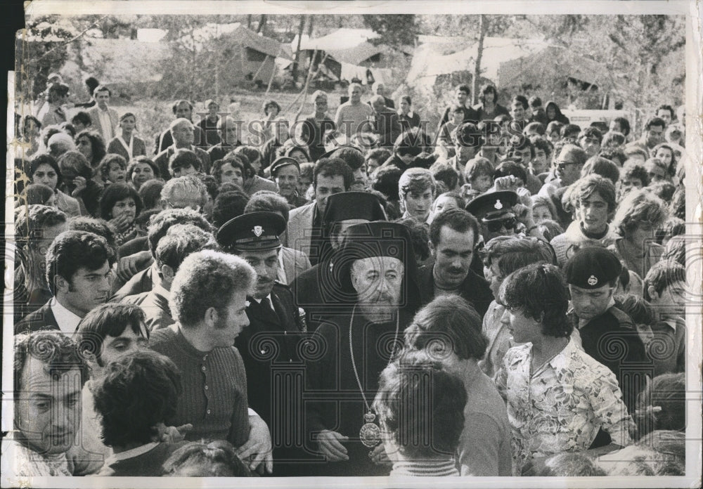 1974 Archbishop Makarios, Exiled Cypriot President, Returns-Historic Images