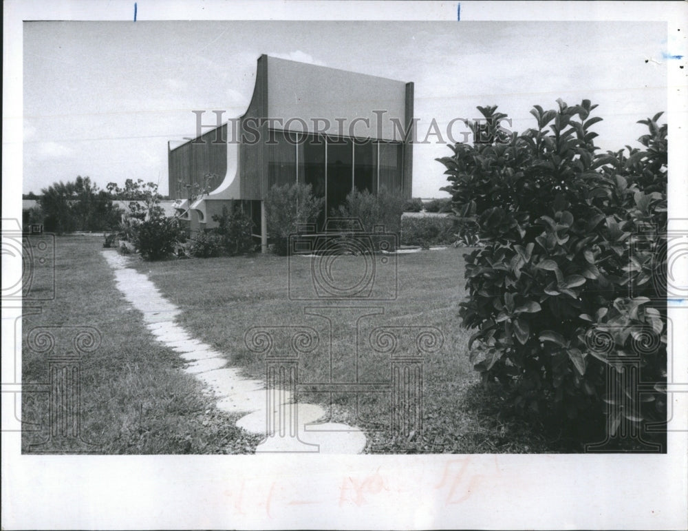1970 Press Photo Rick Diaz's house boat - Historic Images