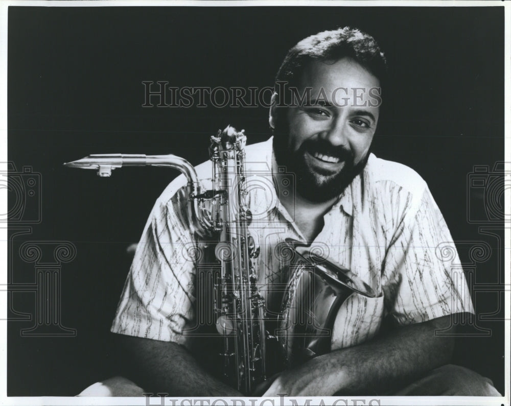 Press Photo Denis DiBlasio Jazz Soloist. - RSH08555 - Historic Images
