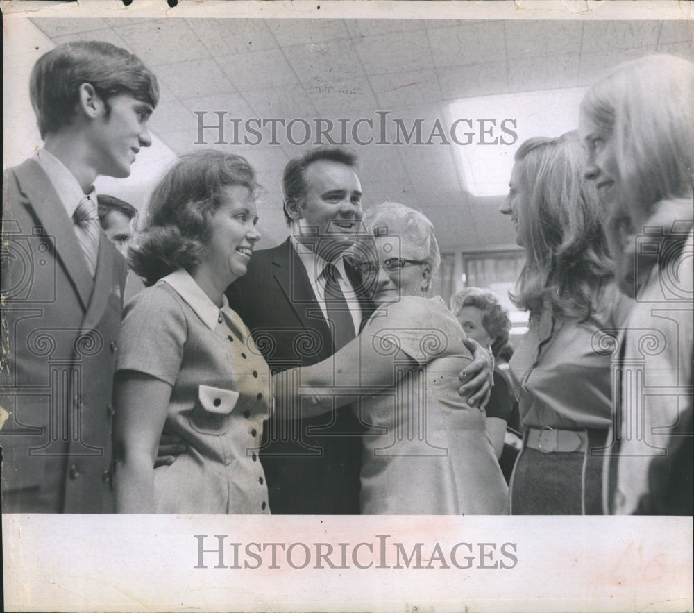 1970 Press Photo C.W. Bill Young, elected to House of Rep. - Historic Images