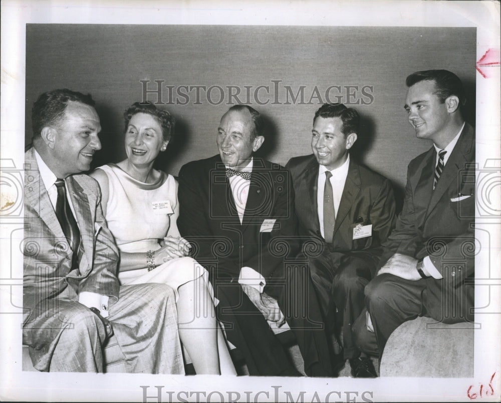 1959 Press Photo Young Rep Convention Lee Potter Mrs Clare Wms Leland Hyzer - Historic Images