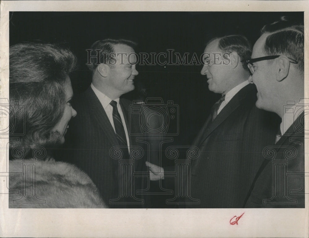 1967 Press Photo Gov. Claude Kirk and State Sen. C.W. Bill Young - RSH08611 - Historic Images