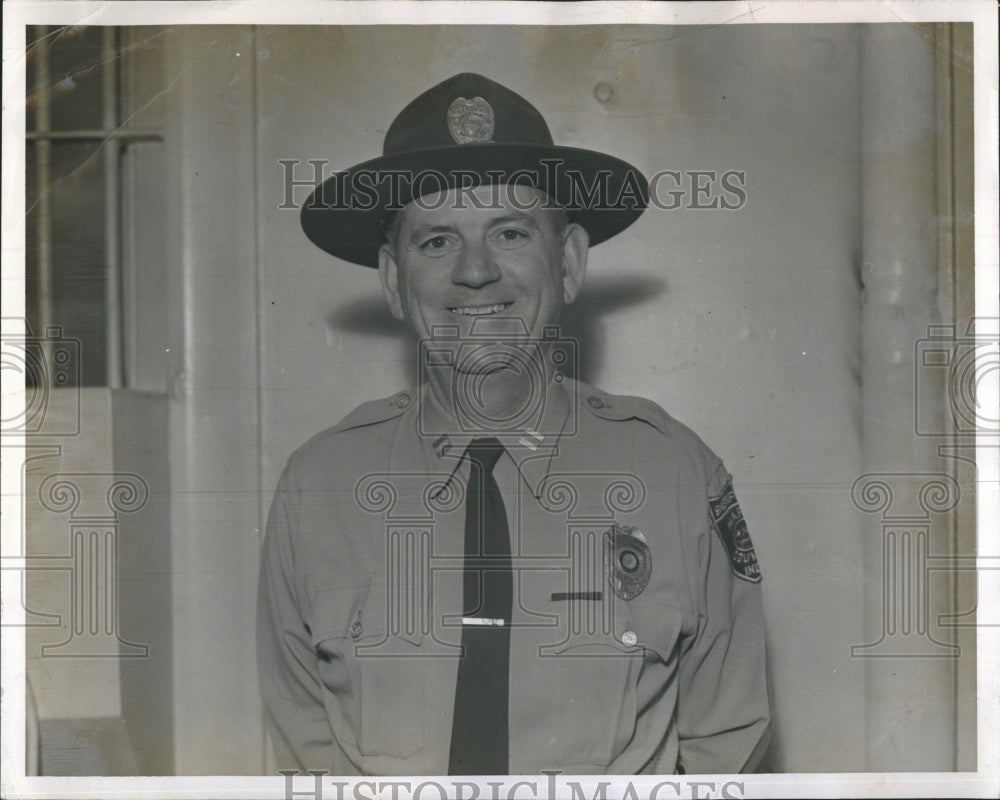 1960 Press Photo Capt. Francis J.Hawkins Chief Jailer of PInellas Country. - Historic Images