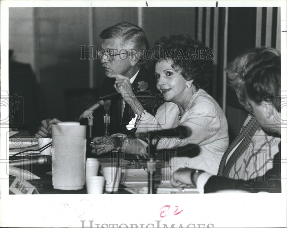 1986 U.S. Sen. Paula Hawkins campaigning-Historic Images