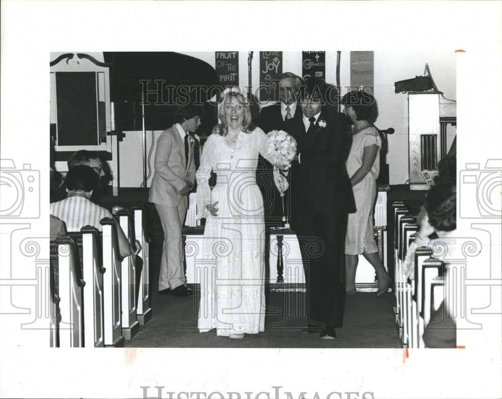 1985 Press Photo Beatrice and William Robert Buchynski Wedding. - RSH08843 - Historic Images